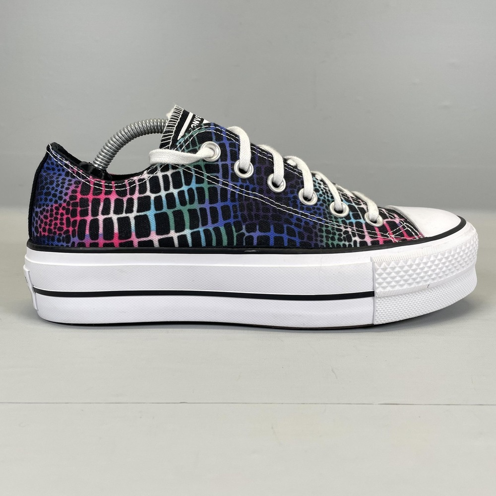 Converse Chuck Taylor All Star Lift Platform Shoes Womens Size 7 Digital Daze